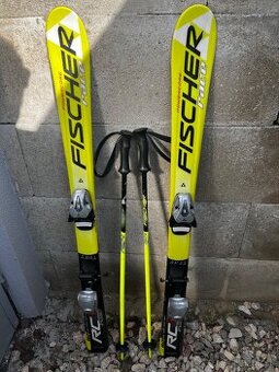 Predám detské lyže Fischer s paličkami