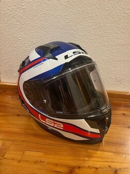 prilba LS2 Challenger Fusion Blue/Red – veľkosť XL