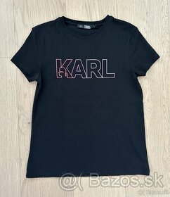 Karl Lagerfeld tričko XS čkerne orig.