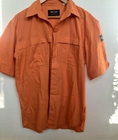 Pánska / chlapčenská oranžová košeľa - 1