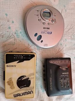 Stereo Walkman Sony AIWA Dolby systém B NR