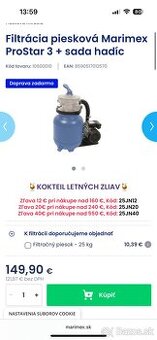 Piesková filtrácia Prostar3