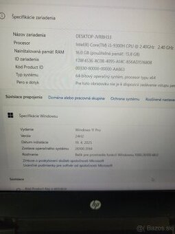 Predam herny notebook