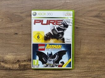 Hry na Xbox 360 - LEGO Batman The Videogame + Pure