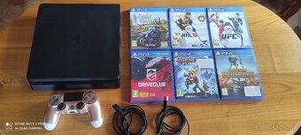 Ps4 slim 500gb+hry