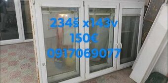 Plastové okná 234x143