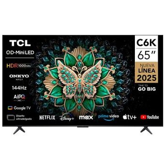 ÚPLNE NOVÝ TCL 65C6K (65") 4K Mini LED TV | záruka