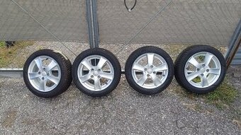 Sada elektrónov dezent 6Jx15 H2 s pneu semperit 195/50 R15