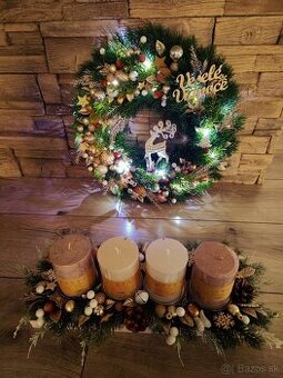Vianočný + adventný veniec