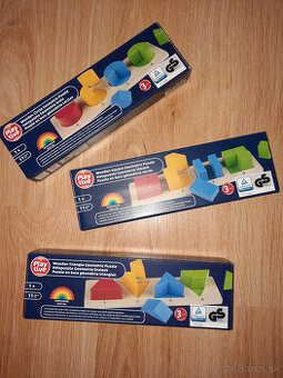 Drevené skladačky Montessori