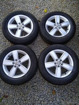 Alu 5 x 100 15" + zimné pneu 185/65 15. - 1