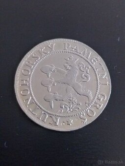 Strieborný Kutnohorský pamätný Groš - Kremnica