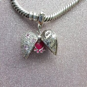 Prívesok Srdiečko s Labkou