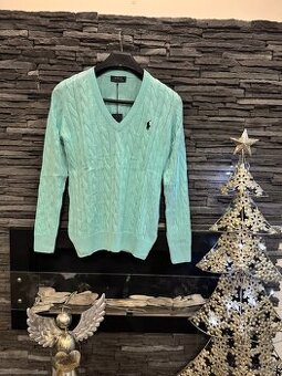 Dámsky sveter tyrkysovy