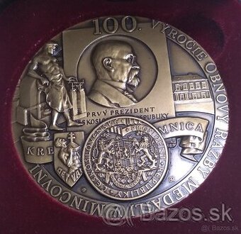 100. výročie obnovenia razby medailí v Mincovni