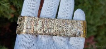 Starožitný zlatý náramok 14kt