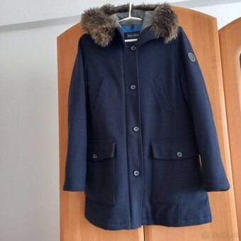 Marco Polo, luxusný, vlnený, zateplený kabát L/40/12·