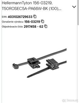 stahovacie pasky s klipom hellermannTyton