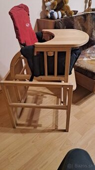 Detská jedálenska stolička 2v1
