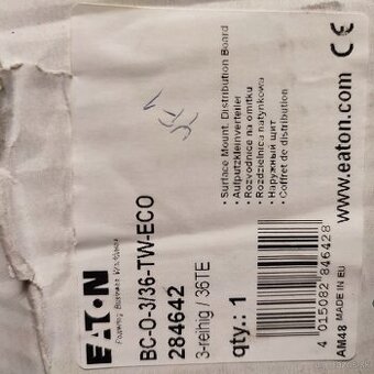 Rozvodnica EATON BC-O-3/36-TW-ECO  36M  284642