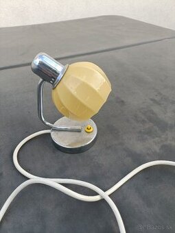 STOLNÍ LAMPA ART DECO - CHROM + SKLO napako