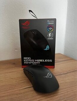 asus rog keris wireless aimpoint - bezdrôtová herná myš