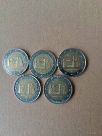 2 eurové pamätné mince Nemecko 2014