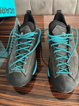 Scarpa Mescalito GTX shark/azure 43,5 - NOVÉ
