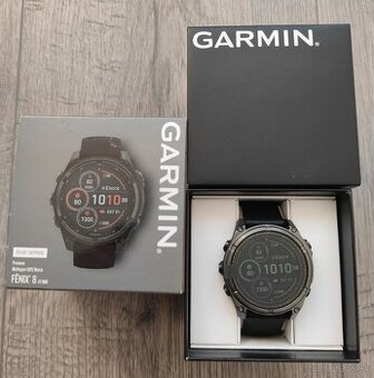 Garmin Fenix 8 Sapphire Solar Carbon Grey - 47mm