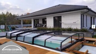 Zastrešenie bazéna, bazénu,370 x 640 x 80 cm - SYSTEM COVERS