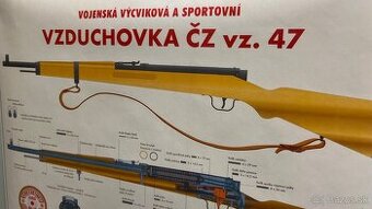 Plagát vojenská vzduchovka VZ 47