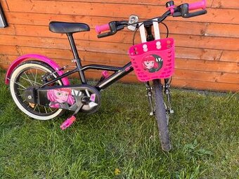 Dievčenský detský bicykel B-TWIN 16"