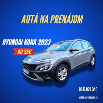 Prenajmem Hyundai Kona - 2.0 LPG/benzín, automat 25€