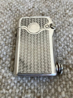 Briquet Essence Thorens Argent Massif Bijoux Mecan Benzínový