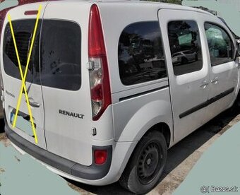 RENAULT KANGOO 1.5 dCi 2017 predám DVERE, MOTOR TRYSKY,PREVO