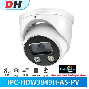 Predam 5ks kamier DAHUA 8MP IPC-HDW3849H-AS-PV