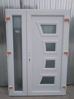 Vchodové dvere biele 140x200,150-160x208