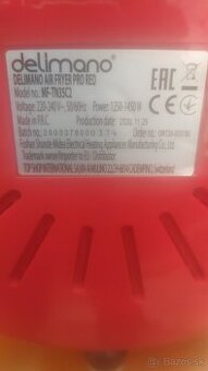 Teplovzdušná fritéza Delimano.