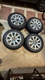 Predam VW elektrony 15" 5x112 so zimnými gumami goodyear