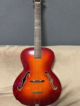 Predám vintage archtop gitaru Cremona Luby MSP (ČSSR)