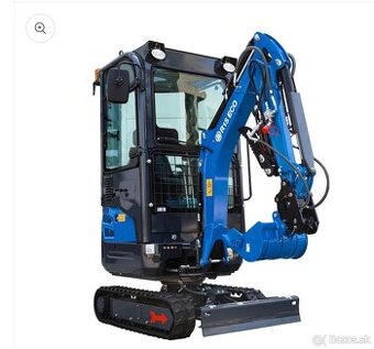 Kúpim minibáger Rippa R15 s kabínou.