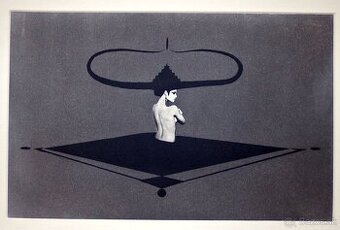 Tomáš Durňák- Platinotypie, razítko, podpis a popis.