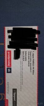 Nitra -Slovan lístok na státie dvojzápas