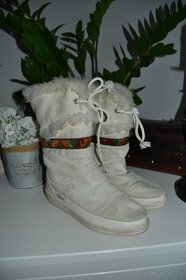 Čižmy biele Polar Boot, veľkosť 36 - 1