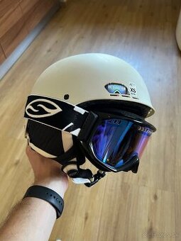 Smith damska lyžiarska/snowboardova prilba + okuliare