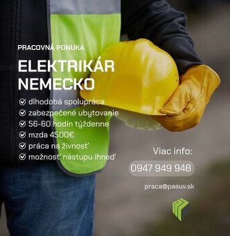 ELEKTRIKÁRI - Neubrandenburg nástup ihneď