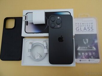 iPhone 14 PRO MAX 128GB BLACK - ZÁRUKA 1 ROK - 100% BATERIA