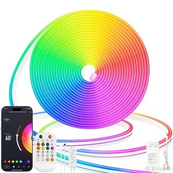 Lamomo Neon LED pásik 5m RGB, IP65 vodotesný Flexibilný Blue