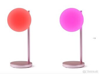 60% ZLAVA Lexon Bubble LED lampa s Qi - svetloružová