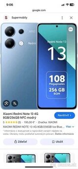 Predám Xiaomi Redmi note 13